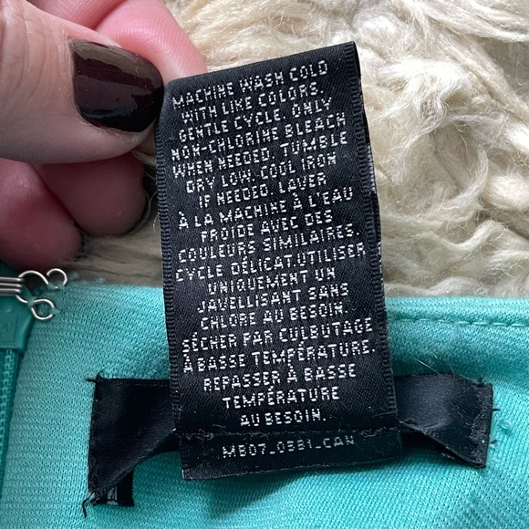 Mossimo teal knit pencil skirt - Picture 4 of 4